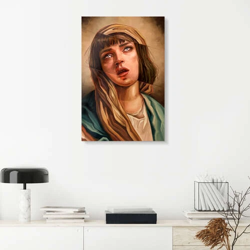 Pulp Fiction - Mia Wallace Dmitry Belov Galleritryk 20 X 30 Cm Billedramme 6 Pulp Fiction - Mia Wallace Dmitry Belov Galleritryk 20 X 30 Cm Billedramme - Billede 4