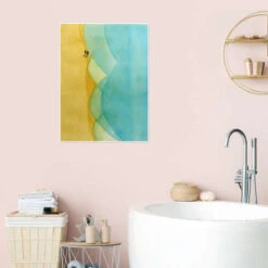 Relaxed Beach Walk Along The Sea Natalie Bruns Plakat 30 X 40 Cm Billedramme 9 Relaxed Beach Walk Along The Sea Natalie Bruns Plakat 30 X 40 Cm Billedramme -POSTERLOUNGE Salg 749233 poster room bathroom l