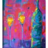 Bottle Of Wine And Two Glasses Dawn Underwood Lærredsbillede 20 X 30 Cm Billedramme -POSTERLOUNGE Salg 750137 canvas l