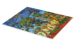 Hospital At Saint-Rémy, 1889 Vincent Van Gogh Plakat 30 X 40 Cm Billedramme -POSTERLOUNGE Salg 750414 poster pds l