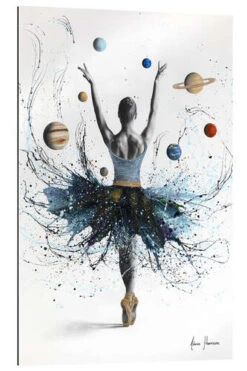 Space Dance Ashvin Harrison Galleritryk 20 X 30 Cm Billedramme