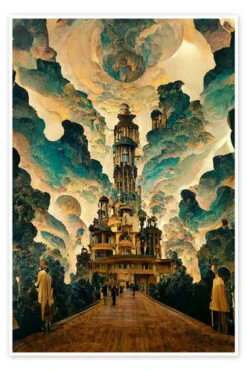 The Palace Of Magic Mariusz Flont Plakat 20 X 30 Cm Billedramme