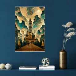 The Palace Of Magic Mariusz Flont Plakat 20 X 30 Cm Billedramme -POSTERLOUNGE Salg 750683 poster room fantasy l