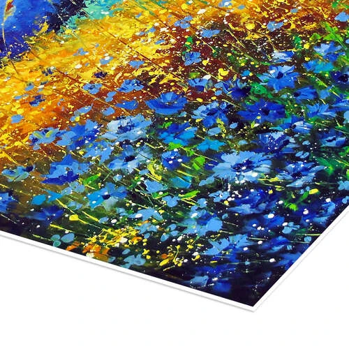 Blue Wildflowers In The Mountain Valley Olha Darchuk Plakat 20 X 30 Cm Billedramme 5 Blue Wildflowers In The Mountain Valley Olha Darchuk Plakat 20 X 30 Cm Billedramme - Billede 3