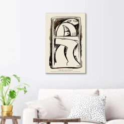 Abstract Female Nude, No. 3 Lærredsbillede 20 X 30 Cm Billedramme 9 Abstract Female Nude, No. 3 Lærredsbillede 20 X 30 Cm Billedramme -POSTERLOUNGE Salg 751029 canvas room beige l