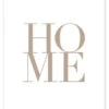 HOME I Typobox Plakat 30 X 40 Cm Billedramme -POSTERLOUNGE Salg 751516 poster l