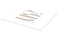 HOME I Typobox Plakat 30 X 40 Cm Billedramme -POSTERLOUNGE Salg 751516 poster pds l