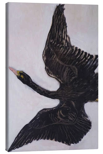 The Black Swan Hilma Af Klint Lærredsbillede 20 X 30 Cm Billedramme 3 The Black Swan Hilma Af Klint Lærredsbillede 20 X 30 Cm Billedramme