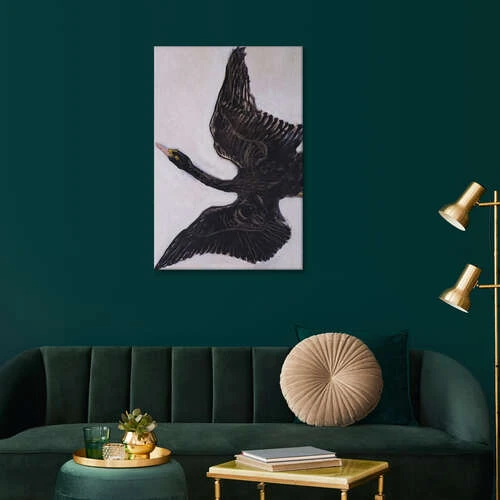 The Black Swan Hilma Af Klint Lærredsbillede 20 X 30 Cm Billedramme 6 The Black Swan Hilma Af Klint Lærredsbillede 20 X 30 Cm Billedramme - Billede 4
