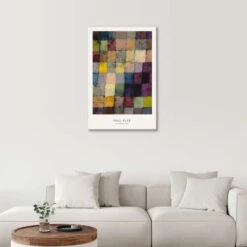 Old Sound, 1925 Paul Klee Lærredsbillede 20 X 30 Cm Billedramme -POSTERLOUNGE Salg 751547 canvas room purple l