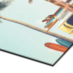 Surfer Giraffe Kidz Collection Galleritryk 20 X 30 Cm Billedramme -POSTERLOUNGE Salg 751557 gallery print empCorner l