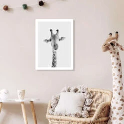 Giraffe II Animal Kids Collection Akrylbillede 20 X 30 Cm Billedramme -POSTERLOUNGE Salg 751661 acrylic glass room pictures for kids l