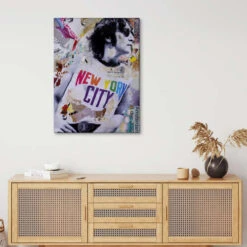Lennon City Boy Michiel Folkers Lærredsbillede 20 X 30 Cm Billedramme -POSTERLOUNGE Salg 751862 canvas room living room l