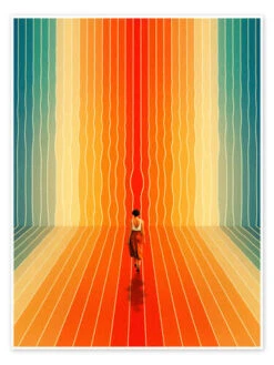 Here I Come Taudalpoi Plakat 30 X 40 Cm Billedramme