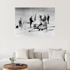 Group Portrait In The Snow Vintage Ski Collection Plakat 40 X 30 Cm Billedramme -POSTERLOUNGE Salg 752311 poster room black and white l