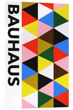 Bauhaus Design THE USUAL DESIGNERS Akrylbillede 20 X 30 Cm Billedramme