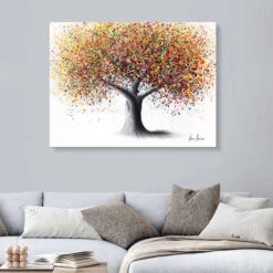 Peace Tree Ashvin Harrison Akrylbillede 30 X 20 Cm Billedramme -POSTERLOUNGE Salg 752865 acrylic glass room colourful l