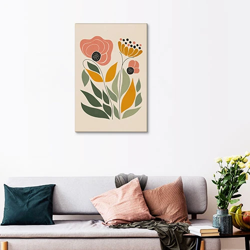 Pink Orange Floral Olga Telnova Lærredsbillede 20 X 30 Cm Billedramme 6 Pink Orange Floral Olga Telnova Lærredsbillede 20 X 30 Cm Billedramme - Billede 4