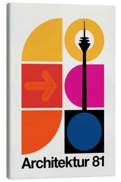 POSTERLOUNGE Salg 48 Architektur 81 Bo Lundberg Lærredsbillede 20 X 30 Cm Billedramme