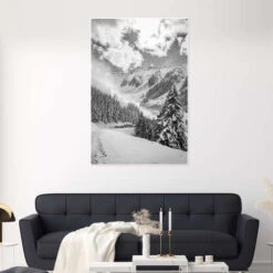 Winter Trail In The Ahrntal Valley In South Tyrol Christian Müringer Plakat 20 X 30 Cm Billedramme -POSTERLOUNGE Salg 753402 poster room black and white l