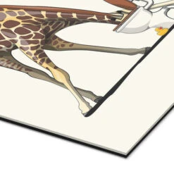 Giraffe Drinking From Toilet Wyatt9 Galleritryk 20 X 30 Cm Billedramme -POSTERLOUNGE Salg 754477 gallery print empCorner l