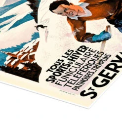 Saint-Gervais-les-Bains, France Vintage Ski Collection Plakat 20 X 30 Cm Billedramme -POSTERLOUNGE Salg 754870 poster empCorner l