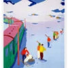 Reaching The Winter Sports By Train Vintage Ski Collection Plakat 20 X 30 Cm Billedramme -POSTERLOUNGE Salg 754879 poster l