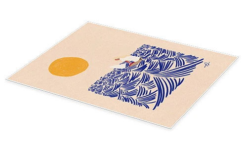 Sun's Out Fabian Lavater Plakat 30 X 40 Cm Billedramme 4 Sun's Out Fabian Lavater Plakat 30 X 40 Cm Billedramme - Billede 2