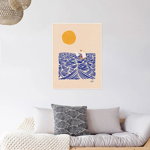Sun's Out Fabian Lavater Plakat 30 X 40 Cm Billedramme 6 Sun's Out Fabian Lavater Plakat 30 X 40 Cm Billedramme - Billede 4