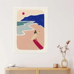 Sunset Surfing Fabian Lavater Plakat 30 X 40 Cm Billedramme 9 Sunset Surfing Fabian Lavater Plakat 30 X 40 Cm Billedramme -POSTERLOUNGE Salg 755132 poster room rose l