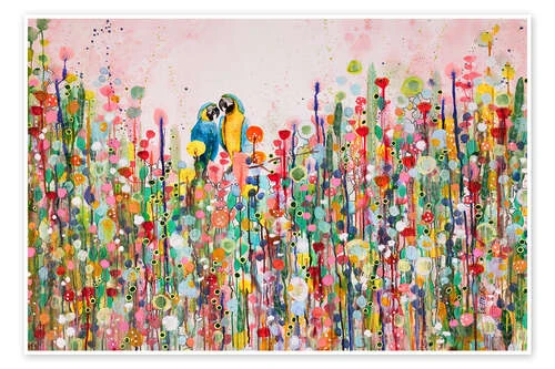 Love Feathers Sylvie Demers Plakat 30 X 20 Cm Billedramme 3 Love Feathers Sylvie Demers Plakat 30 X 20 Cm Billedramme