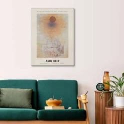 The Limits Of Reason, 1927 Paul Klee Lærredsbillede 20 X 30 Cm Billedramme -POSTERLOUNGE Salg 755257 canvas room living room l
