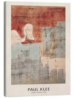 Animal Friendship, 1930 Paul Klee Lærredsbillede 20 X 30 Cm Billedramme