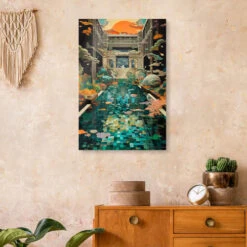 Deep Color Pool Mariusz Flont Akrylbillede 20 X 30 Cm Billedramme -POSTERLOUNGE Salg 755452 acrylic glass room illustrations l