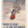 Plaisir De Neige – La Joie Qui Fortifie, 1938 Vintage Ski Collection Plakat 20 X 30 Cm Billedramme -POSTERLOUNGE Salg 755714 poster l