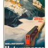 Bergbahn Unterwasser-Iltios, Schweiz, 1934 Vintage Ski Collection Galleritryk 20 X 30 Cm Billedramme -POSTERLOUNGE Salg 755731 gallery print l