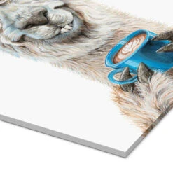 Llama Latte Holly Simental Akrylbillede 20 X 30 Cm Billedramme -POSTERLOUNGE Salg 756338 acrylic glass empCorner l