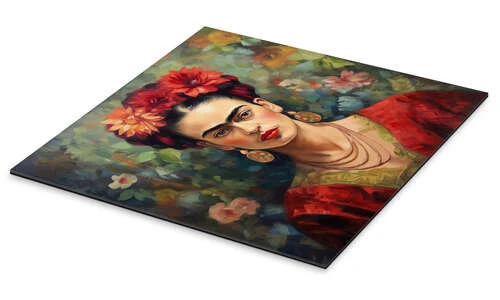 Frida Kahlo Vintage Mark Ashkenazi Galleritryk 30 X 30 Cm Billedramme 4 Frida Kahlo Vintage Mark Ashkenazi Galleritryk 30 X 30 Cm Billedramme - Billede 2