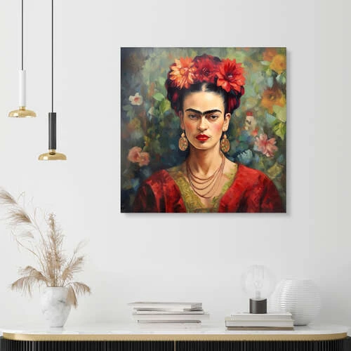 Frida Kahlo Vintage Mark Ashkenazi Galleritryk 30 X 30 Cm Billedramme 6 Frida Kahlo Vintage Mark Ashkenazi Galleritryk 30 X 30 Cm Billedramme - Billede 4