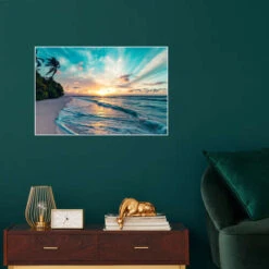 Huvadhu Atoll, Maldives Plakat 30 X 20 Cm Billedramme -POSTERLOUNGE Salg 757829 poster room photography l