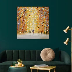 Yesterday's Rain Ekaterina Ermilkina Lærredsbillede 30 X 30 Cm Billedramme -POSTERLOUNGE Salg 758527 canvas room yellow l