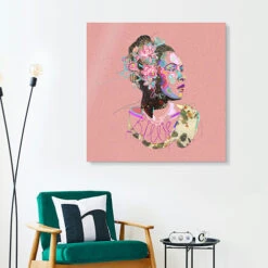 Portrait Of Jazz Legend Billie Holiday Carlos Quitério Galleritryk 30 X 30 Cm Billedramme -POSTERLOUNGE Salg 758876 gallery print room illustrations l