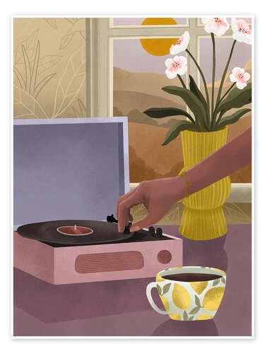 Stop The Record Goed Blauw Plakat 30 X 40 Cm Billedramme 3 Stop The Record Goed Blauw Plakat 30 X 40 Cm Billedramme