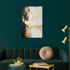 Balance Melanie Viola Lærredsbillede 20 X 30 Cm Billedramme -POSTERLOUNGE Salg 759444 canvas room gold l
