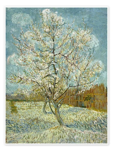 The Pink Peach Tree, 1888 Vincent Van Gogh Plakat 30 X 40 Cm Billedramme 3 The Pink Peach Tree, 1888 Vincent Van Gogh Plakat 30 X 40 Cm Billedramme