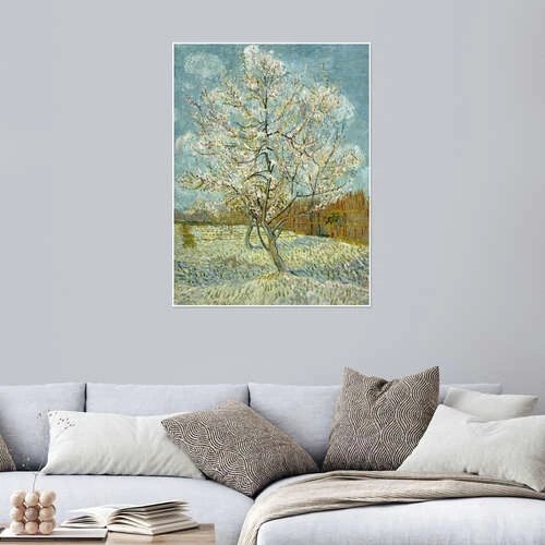 The Pink Peach Tree, 1888 Vincent Van Gogh Plakat 30 X 40 Cm Billedramme 6 The Pink Peach Tree, 1888 Vincent Van Gogh Plakat 30 X 40 Cm Billedramme - Billede 4