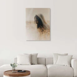 Portrait Of Jesus DejaReve Galleritryk 20 X 30 Cm Billedramme -POSTERLOUNGE Salg 762463 gallery print room black and white l