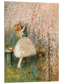 Under The Pink Tree Georges Picard Galleritryk 20 X 30 Cm Billedramme