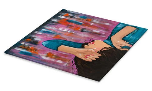 Purple Rain Mandy Reinmuth Akrylbillede 30 X 30 Cm Billedramme 4 Purple Rain Mandy Reinmuth Akrylbillede 30 X 30 Cm Billedramme - Billede 2