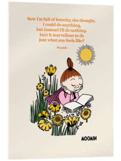 Isn't It Marvellous To Do Just What One Feels Like? - Mymble Akrylbillede 20 X 30 Cm Billedramme